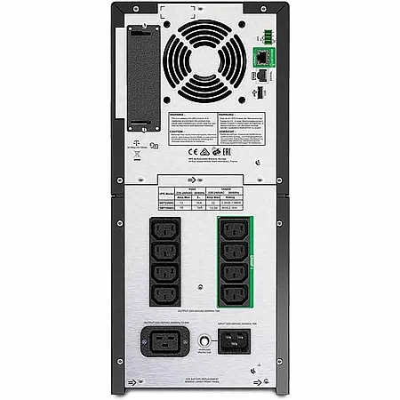 Джерело безперебійного живлення APC Smart-UPS 3000VA 2700W LCD USB SmartConnect 8xC13 2xC19 - фото 2