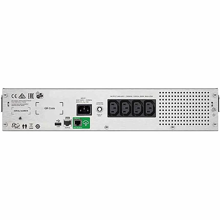 Джерело безперебійного живлення APC Smart-UPS C 1000VA 600W RM 2U LCD USB SmartConnect 4xC13 - фото 4