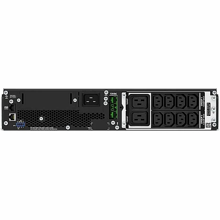 Джерело безперебійного живлення APC Smart-UPS Online 2200VA 1980W RM 2U LCD USB RS232 8xC13 2xC19 - фото 4