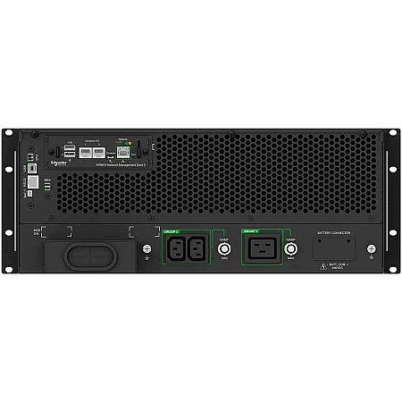 Джерело безперебійного живлення APC Smart-UPS Online 5000VA 5000W RT 4U LCD USB RS232 2xC13 1xC19 - фото 2