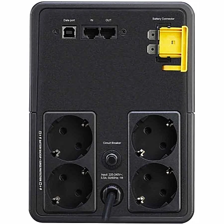 Джерело безперебійного живлення APC Back-UPS 1200VA 650W USB 4xSchuko - фото 4