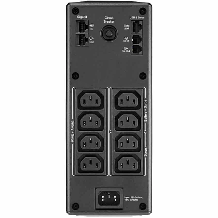 Джерело безперебійного живлення APC Back-UPS Pro 1600VA 960W LCD USB 6+2 C13 - фото 4