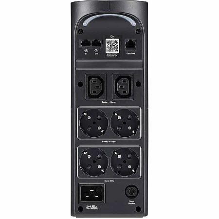 Джерело безперебійного живлення APC Back-UPS Pro 2200VA 1320W LCD USB RGB Lights 4xSchuko + 2xC13 - фото 3