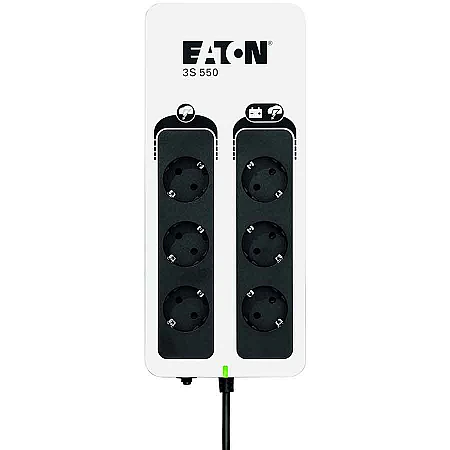 Источник бесперебойного питания Eaton 3S 550VA/330W LED USB 4xSchuko - фото 2