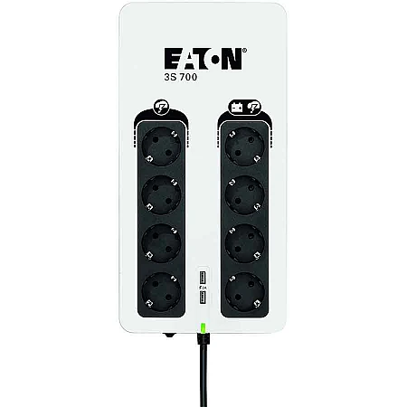 Источник бесперебойного питания Eaton 3S 700VA/420W LED USB 8xSchuko - фото 2