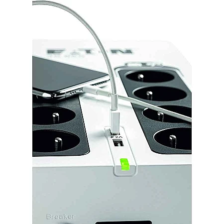Источник бесперебойного питания Eaton 3S 850VA/510W LED USB 8xSchuko - фото 4