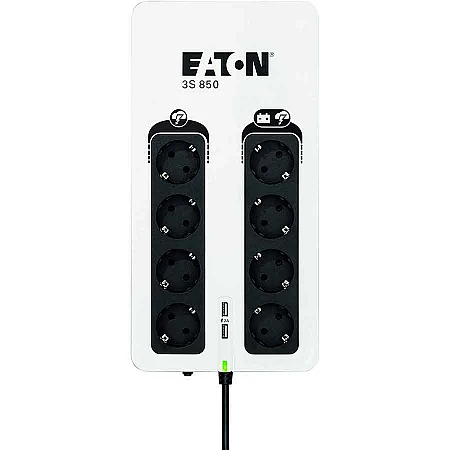 Источник бесперебойного питания Eaton 3S 850VA/510W LED USB 8xSchuko - фото 2