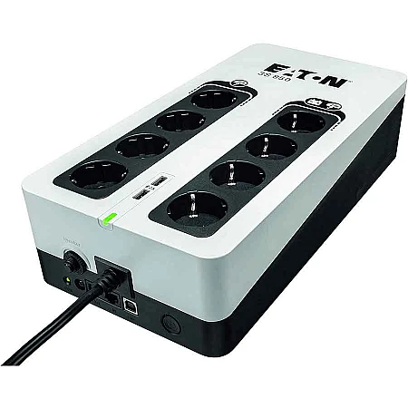 Источник бесперебойного питания Eaton 3S 850VA/510W LED USB 8xSchuko