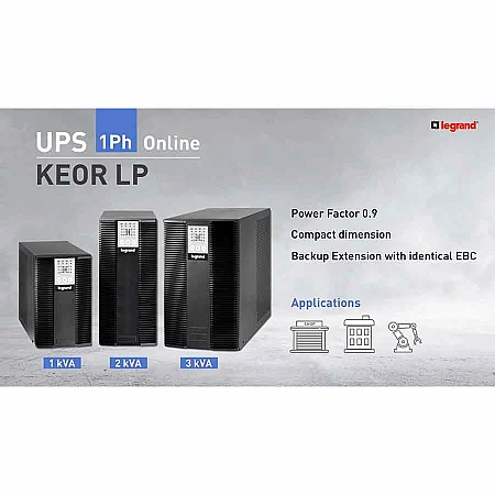 Джерело безперебійного живлення Legrand Keor LP 2000VA/1800W LED RS232 6хC13 - фото 2
