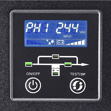 Джерело безперебійного живлення Eaton 9E 10000VA/8000W LCD USB RS232 Terminal in&out - фото 5