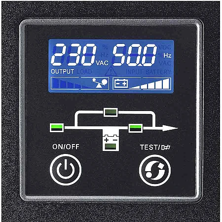 Джерело безперебійного живлення Eaton 9E 10000VA/8000W LCD USB RS232 Terminal in&out - фото 4