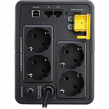 Джерело безперебійного живлення APC Back-UPS 750VA/410W USB 4xSchuko - фото 4