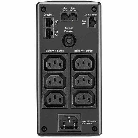 Джерело безперебійного живлення APC Back-UPS Pro 900VA/540W LCD USB 6xC13 - фото 4