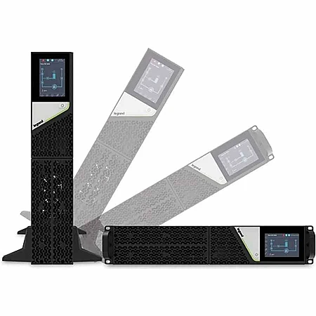 Источник бесперебойного питания Legrand KEOR DK 1000VA/1000W RT 2U LCD RS232 SNMP 6xC13 - фото 3