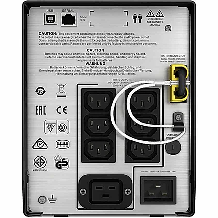 Джерело безперебійного живлення APC Smart-UPS C 2000VA/1600W LCD USB 6xC13 1xC19 - фото 4