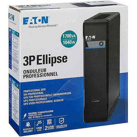Источник бесперебойного питания Eaton 3P Ellipse 1700VA/1040W 2xUSB charges+USB port 4+4xSchuko - фото 8