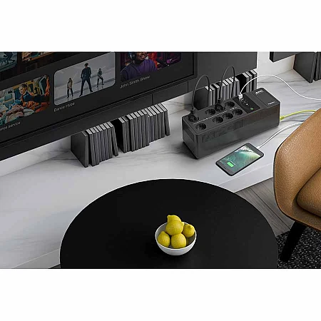 Джерело безперебійного живлення APC Back-UPS 1050VA/600W USB charging port USB 6+2 Schuko - фото 5