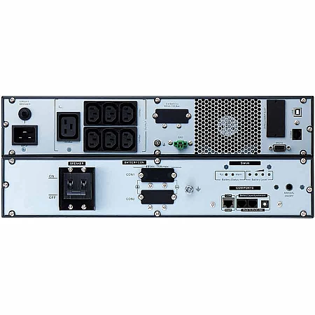 Джерело безперебійного живлення APC Easy UPS On-Line Li-Ion SRVL 3000VA/2700W LCD USB RS232 RT 4U Extended runtime 6хC13 + 1хC19 - фото 4
