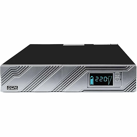 Источник бесперебойного питания Powercom SRT-1500A 1350 Вт 8хIEC AVR LCD USB - фото 2