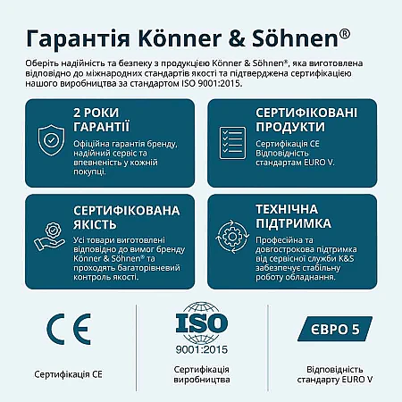 Инверторный генератор Könner&Söhnen KS 9500iE S ATSR - фото 19