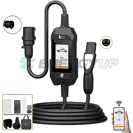 Зарядна станція FEYREE Lion EV-Ultra 7.4 кВт Type Tesla 32A 1-фаза FY7-32-1PH-TS-ULB