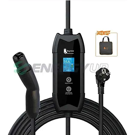 Зарядна станція FEYREE Flying Cat 3.7 кВт Type Tesla 16А 1-фаза FY3.5-16-1PH-TS-F8-C6.5