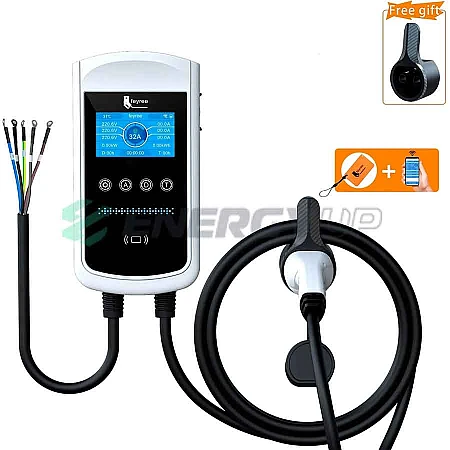 Зарядная станция FEYREE Pisces 22 кВт Type 2 32А 3-фази FY22-32-3P-T2-CS-PIS-PRO