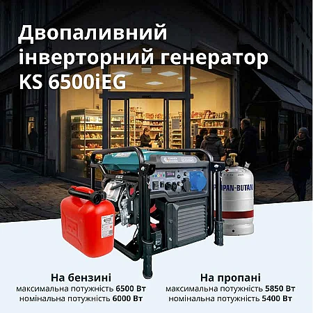Інверторний генератор Könner&Söhnen KS 6500iEG - фото 11