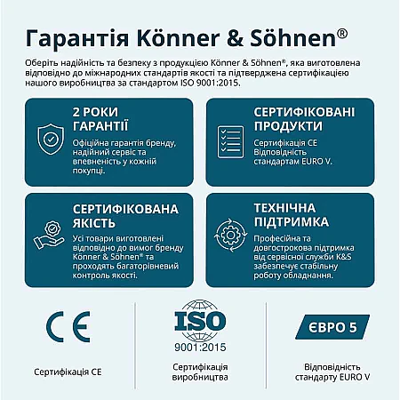 Інверторний генератор Könner&Söhnen KS 6500iEG - фото 19