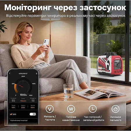 Инверторный генератор MaXpeedingRods MXR2400GT - фото 4