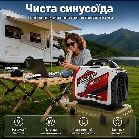 Инверторный генератор MaXpeedingRods MXR2400GT - фото 6