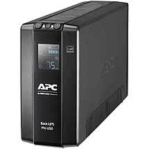 Back-UPS Pro 650VA/390W LCD RJ45 USB 6xC13