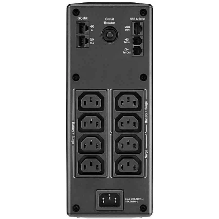 Джерело безперебійного живлення APC Back-UPS Pro 1300VA/780W LCD RJ45 USB 6+2 C13 - фото 3