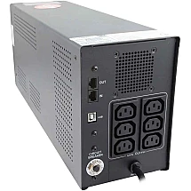 Джерело безперебійного живлення Powercom IMD-3000AP 1800 Вт 6 х IEC AVR LCD USB - фото 2