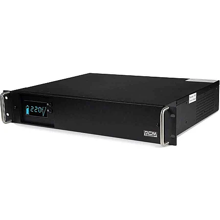 Джерело безперебійного живлення Powercom KIN-1200AP RM (2U) 960 Вт 6хIEC AVR LCD