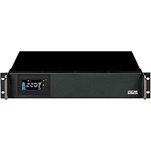 Джерело безперебійного живлення Powercom KIN-1500AP RM (2U) 1200 Вт 6 х IEC AVR LCD - фото 2