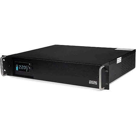 Джерело безперебійного живлення Powercom KIN-1500AP RM (2U) 1200 Вт 6 х IEC AVR LCD