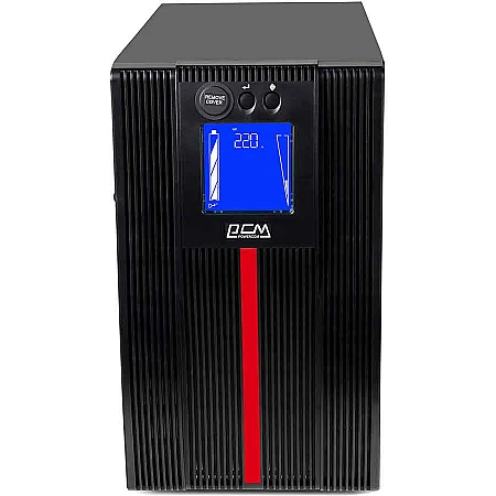 Источник бесперебойного питания Powercom MAC-2000 2000 Вт 8хIEC LCD USB - фото 2