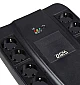 Источник бесперебойного питания Powercom SPD-850U 510 Вт 8хEURO Schuko AVR USB  - фото 5