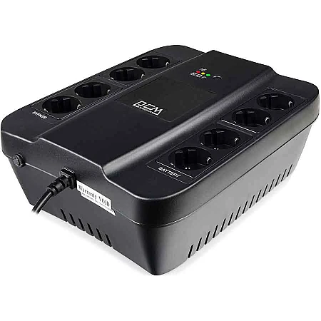 Источник бесперебойного питания Powercom SPD-850U 510 Вт 8хEURO Schuko AVR USB - фото 4