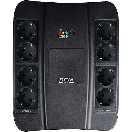 Источник бесперебойного питания Powercom SPD-850U 510 Вт 8хEURO Schuko AVR USB