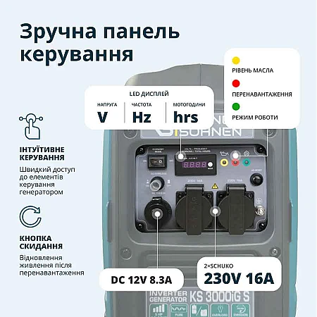 Инверторный генератор Könner&Söhnen KS 3000iG S - фото 15