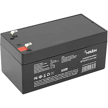 Акумуляторна батарея MERLION GP1233F1 12 V 3.3 Ah