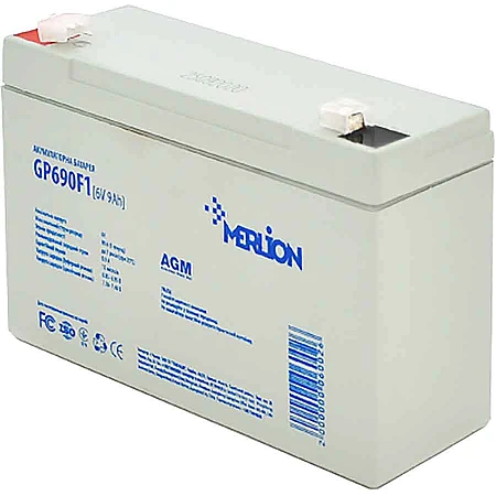 Акумуляторна батарея MERLION GP690F1 6 V 9 Ah