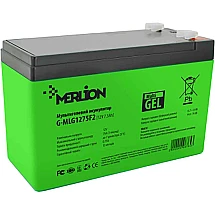 Аккумуляторная батарея MERLION G-MLG1275F2 12 V 7.5 Ah