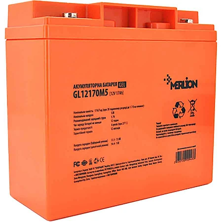 Акумуляторна батарея MERLION GL12170M5 12 V 17 Ah