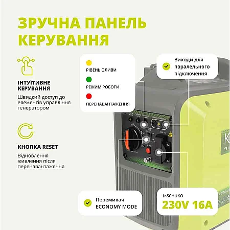 Інверторний генератор Könner&Söhnen KSB 18i S - фото 11