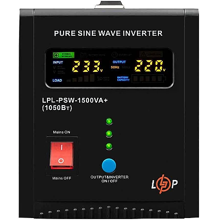 Джерело безперебійного живлення LogicPower LPL-PSW-1500VA+