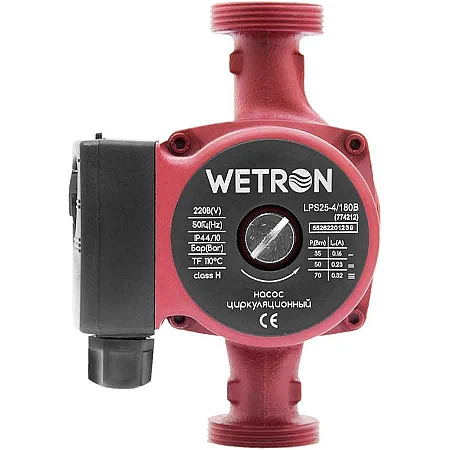 Циркуляційний насос WETRON LР525–4/180В - фото 3