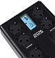 Джерело безперебійного живлення Powercom CUB-1000N LCD 550 Вт 8хEURO Schuko USB  - фото 3
